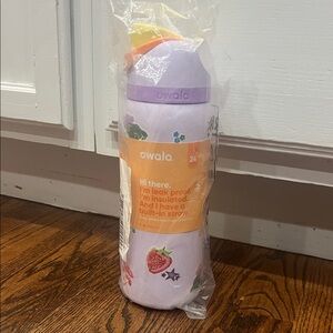 Dear Diary Owala 32oz Purple Insulated Water Bottle with Straw